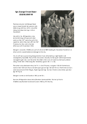 A preview of a PDF biography for Boxer, George Ernest
